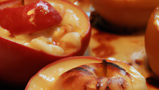 Pommes au four crème carambar