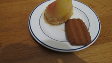 Poire surprise au speculoos