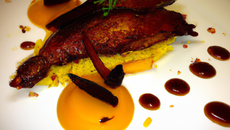 Canard sauce coca, miel