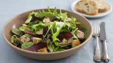 Salade de magret et foie gras