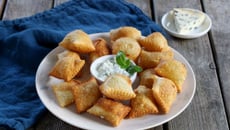 Ravioles frites à la Fourme d'Ambert