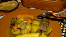 Tajine de langue aux panais