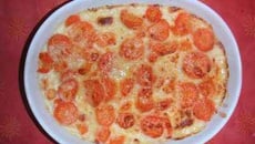 Gratin de carottes et lard fumé