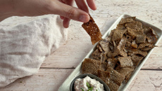 Chips de galettes de sarrasin