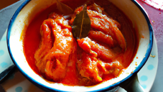 Piperade en pintade fermière des Landes