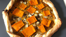 Galette surprise au Roquefort et potimarron