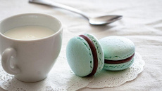 Macarons chocolat au lait