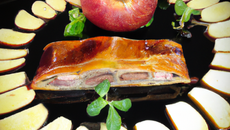 feuilleté foie gras aux pommes