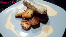 Rumsteak sauce roquefort et ses petites pommes de terres