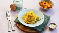 Linguines à la crème de butternut rôtie