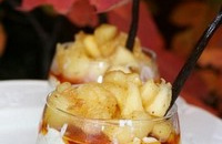 Riz au lait de coco et pommes caramélisées