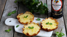 TartiCrêpe au rhum et lemon curd