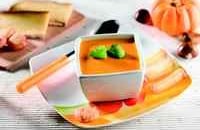 Velouté de potiron aux châtaignes et  à la Tomme de Savoie