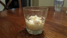 Île flottante au caramel