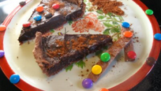 Tarte d'anniversaire au chocolat