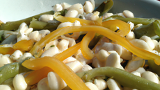 Salade de haricots blancs à la grecque