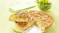 Quiche aux poireaux et au tofu soyeux