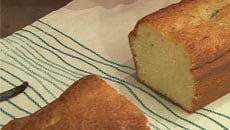 Cake parfumé à la vanille en gousse
