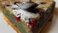 Tarte pistache & framboise façon amandine