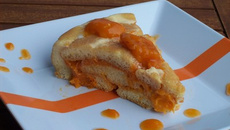 Charlotte aux abricots vanillés