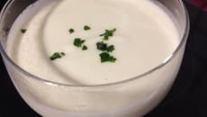 Velouté de chou fleur au lait de coco