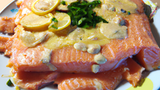Saumon au lard
