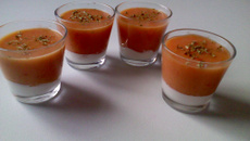 Verrines fraiches à la provencales