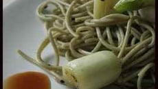 Matcha soba à la Japonaise