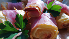 Feuilletés au jambon