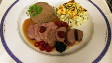 Magrets de canard à la moutarde Orange-confite et Gingembre