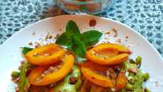 Mijotée d'abricots à la pistache