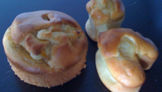 Gâteau au fromage blanc pommes et oranges