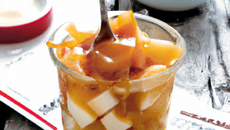Verrine aux pommes caramélisées