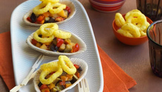 Mini crumbles de soufflés apéritifs aux légumes du soleil