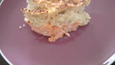 Gratin de quinoa et purée de carottes