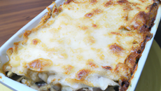 Gratin de bœuf à l'italienne