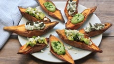 Patates douces rôties et ses 3 toppings