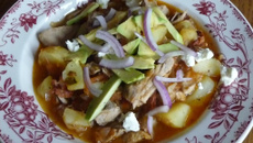 Tinga Poblana, ragoût de porc aux piments fumés à la mode de Puebla