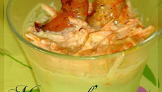 Verrine de la terre et de la mer