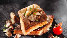 Filet d'omble chevalier à la crème de pleurote