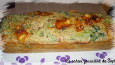 Moelleux aux brocolis, sésame, comté