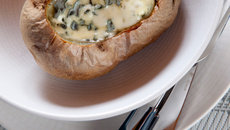 Pommes de terre au Bleu d'auvergne