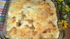 Gratin de Pâtisson à la béchamel