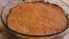 Gratin de carottes et patates douces