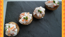Champignons farcis surimi et ricotta