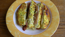 Gratin de courgette et jambon de pays