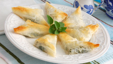 Brick épinard, pommes de terre, fromage