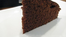 Gâteau au chocolat léger arôme cassis