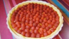 Tarte à la framboise