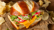 Burger veggie au tempeh